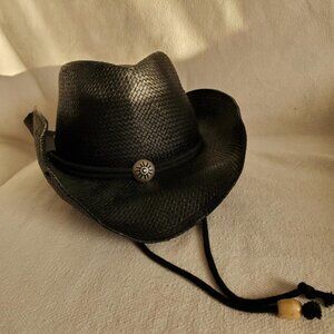 Scala Brand Black Cowboy Hat